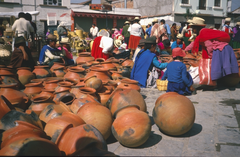 Markt in Ecuador