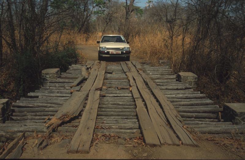 Eine Brücke in Malawi