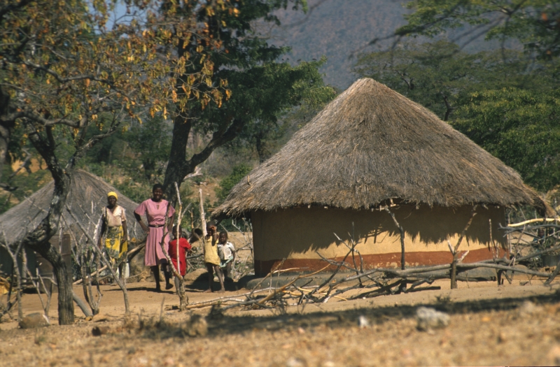 Dorf in Simbabwe