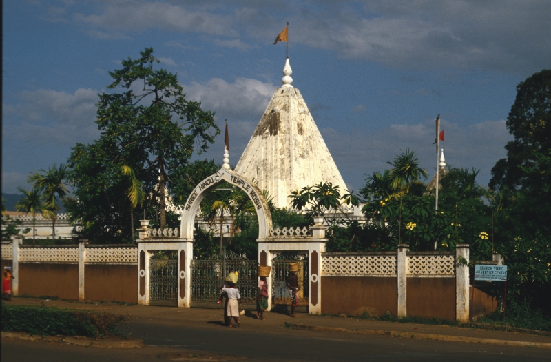 Indischer Tempel in Moshi,
Tansania